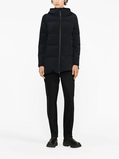 hooded puffer coat
